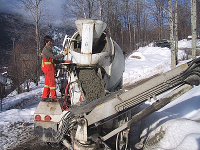 Basement Concrete Pour