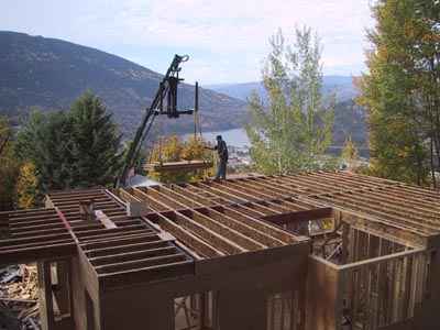 floor joists on top of wall framing